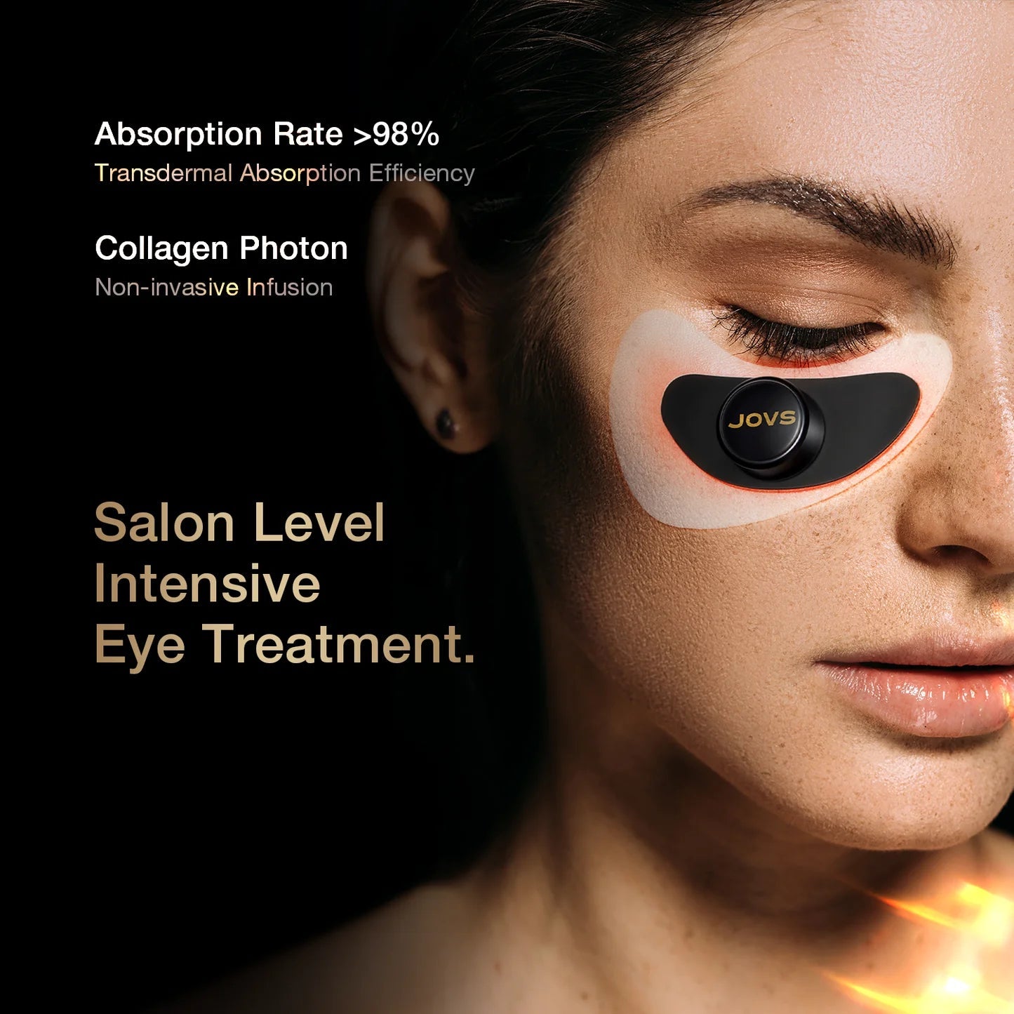 JOVS RevivaEye — Collagen Light Eye Patches with Red Light Therapy