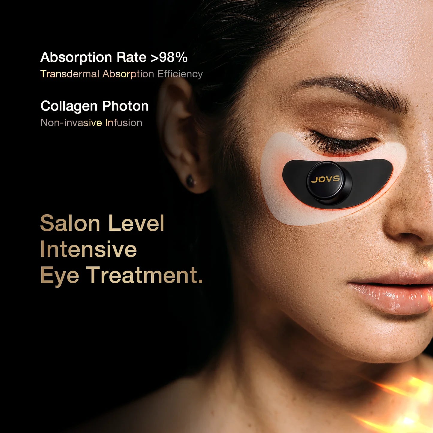 JOVS RevivaEye — Collagen Light Eye Patches with Red Light Therapy