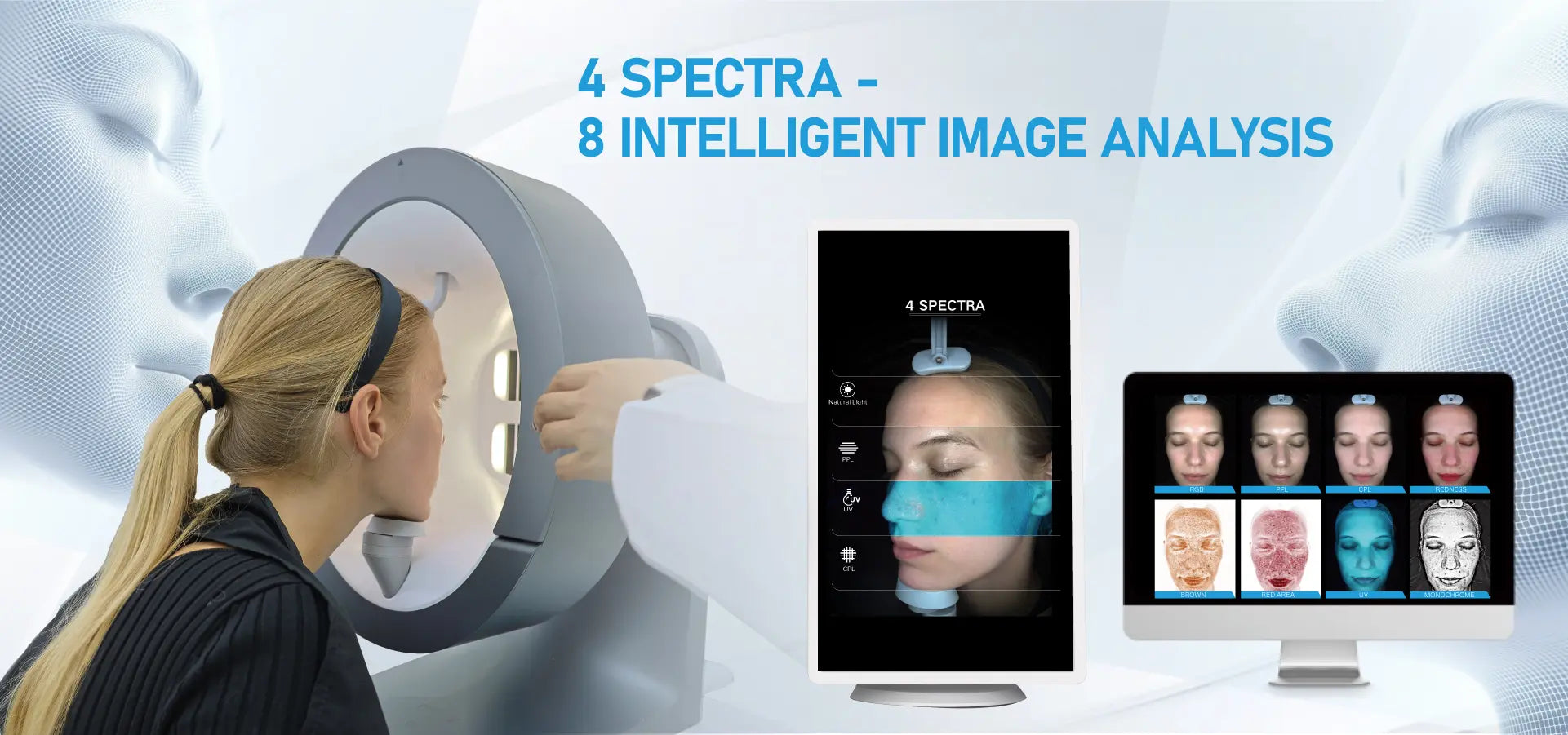 Meicet Pro-A AI Skin Imaging Analyzer — Advanced 3D Facial Diagnostic System for Medical & Aesthetic Clinics