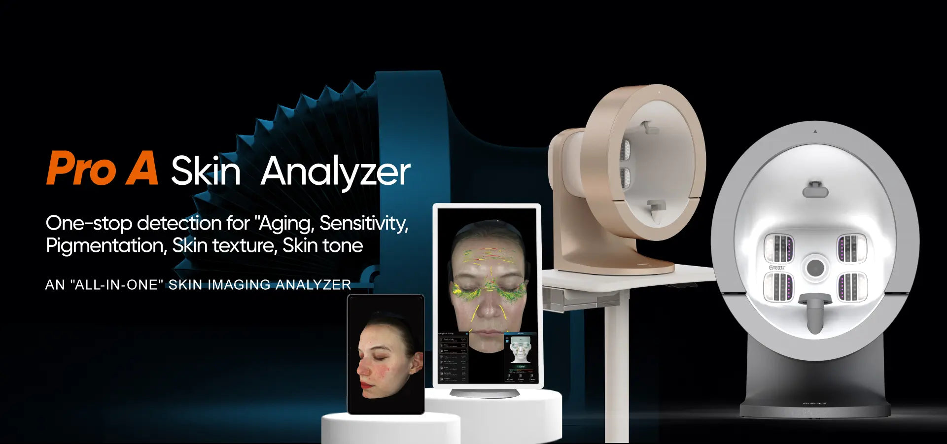 Meicet Pro-A AI Skin Imaging Analyzer — Advanced 3D Facial Diagnostic System for Medical & Aesthetic Clinics