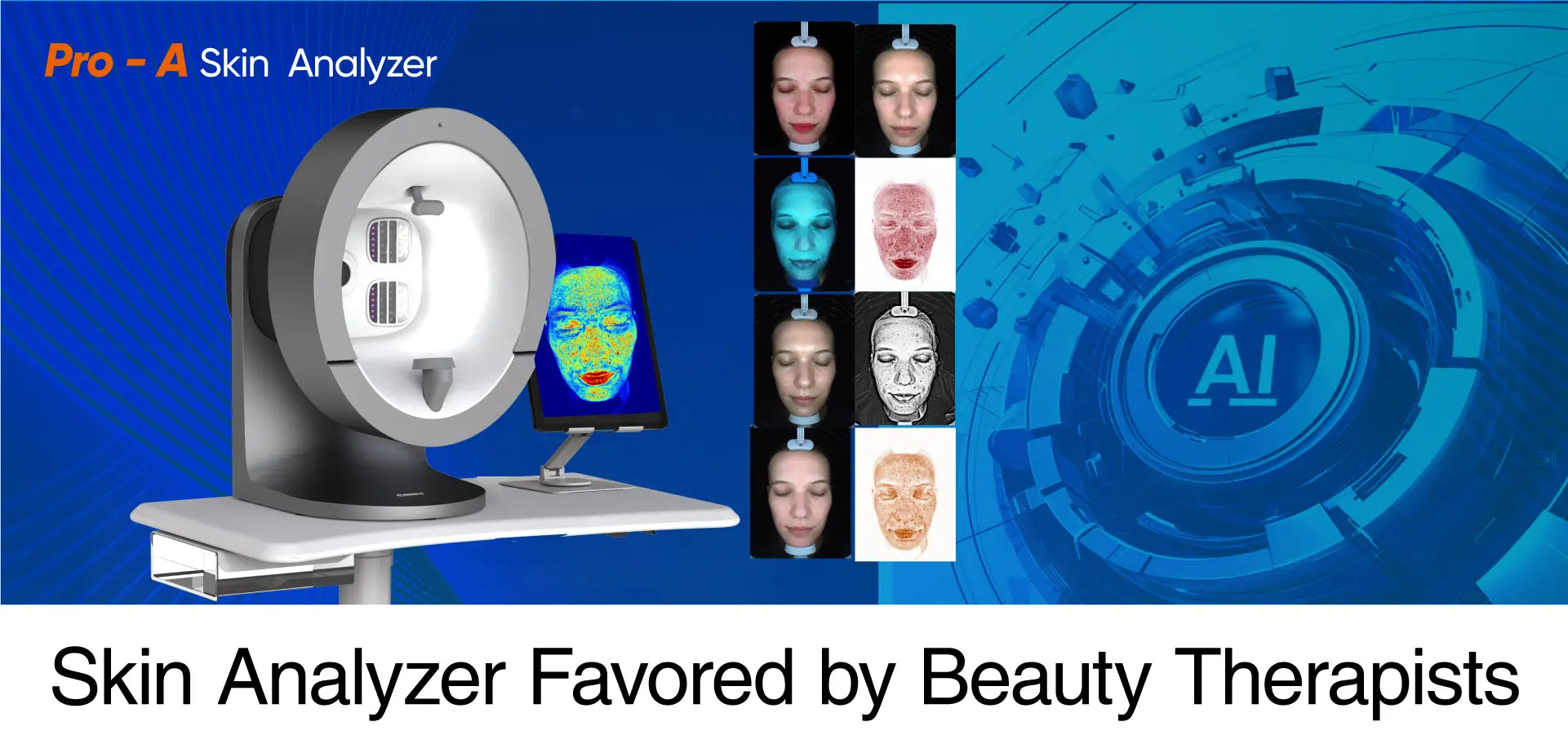 Meicet Pro-A AI Skin Imaging Analyzer — Advanced 3D Facial Diagnostic System for Medical & Aesthetic Clinics