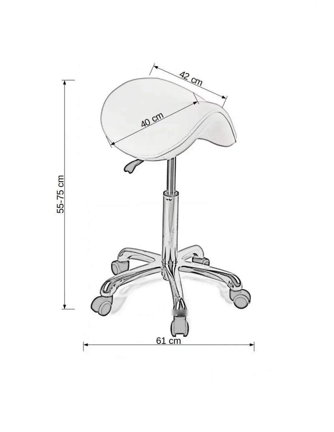 Taboret kosmetyczny Swan