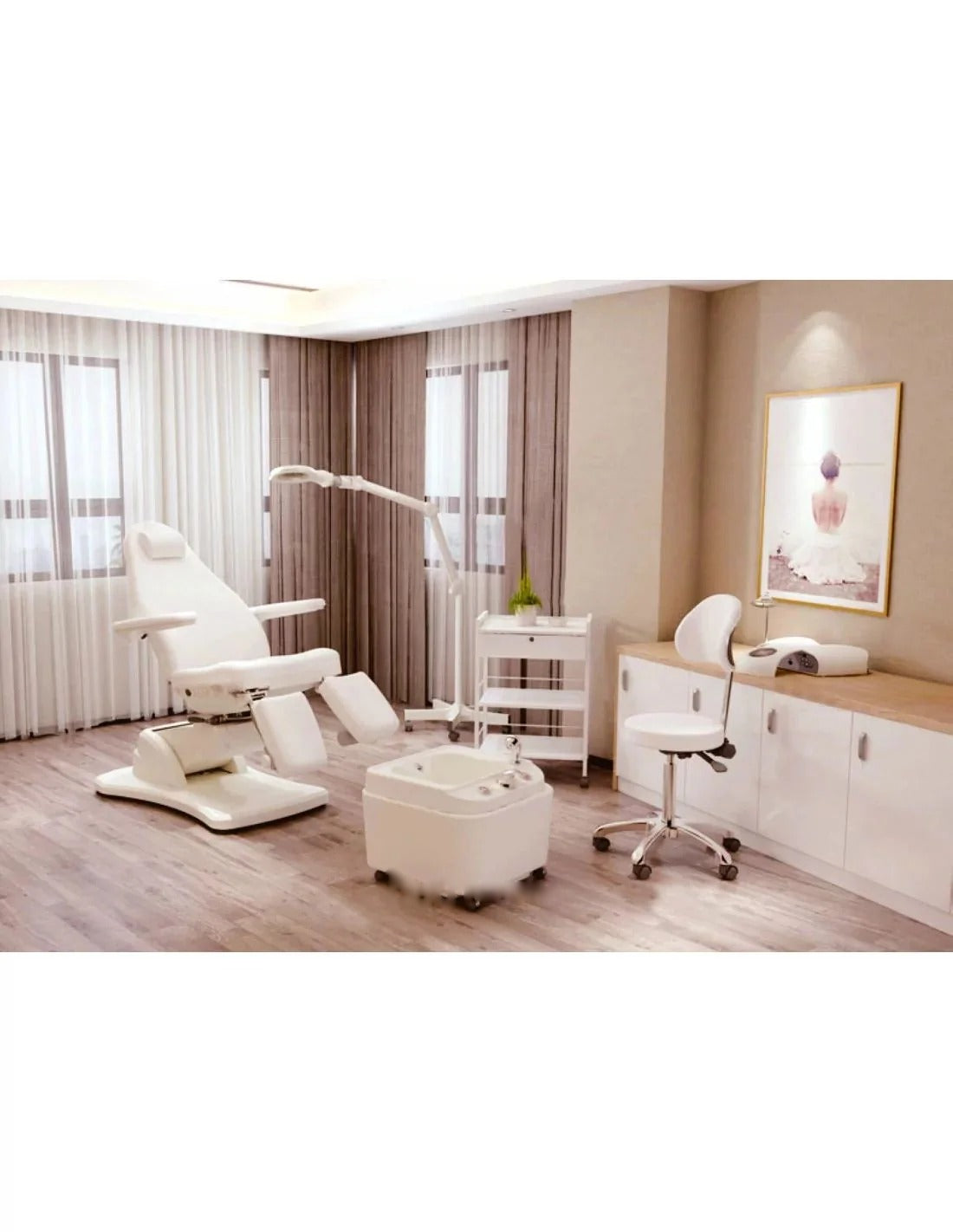 Elektryczny fotel do pedicure Capri E3 – obrotowy