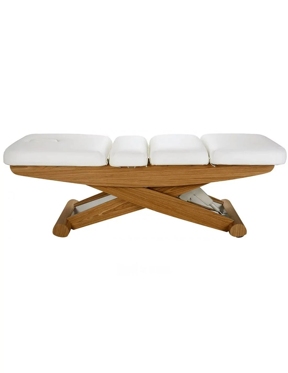 Elektryczna leżanka SPA Peony SPLIT E3 – teak/biały