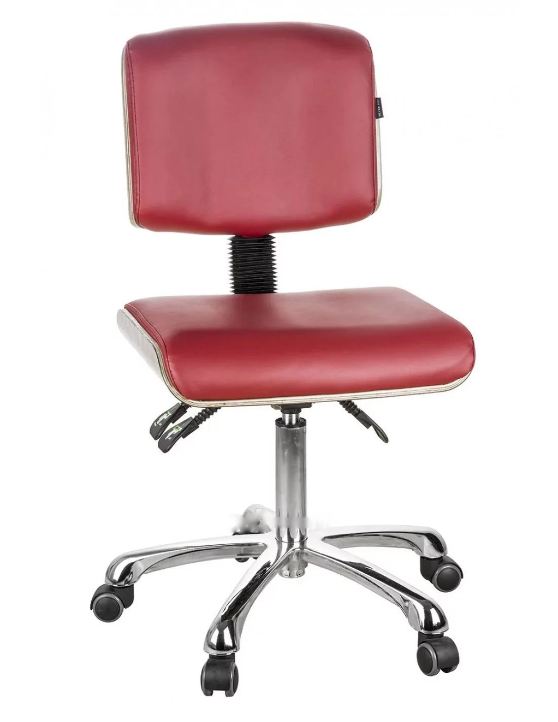 Fotel kosmetyczny Zircon TEAK - czerwone wino