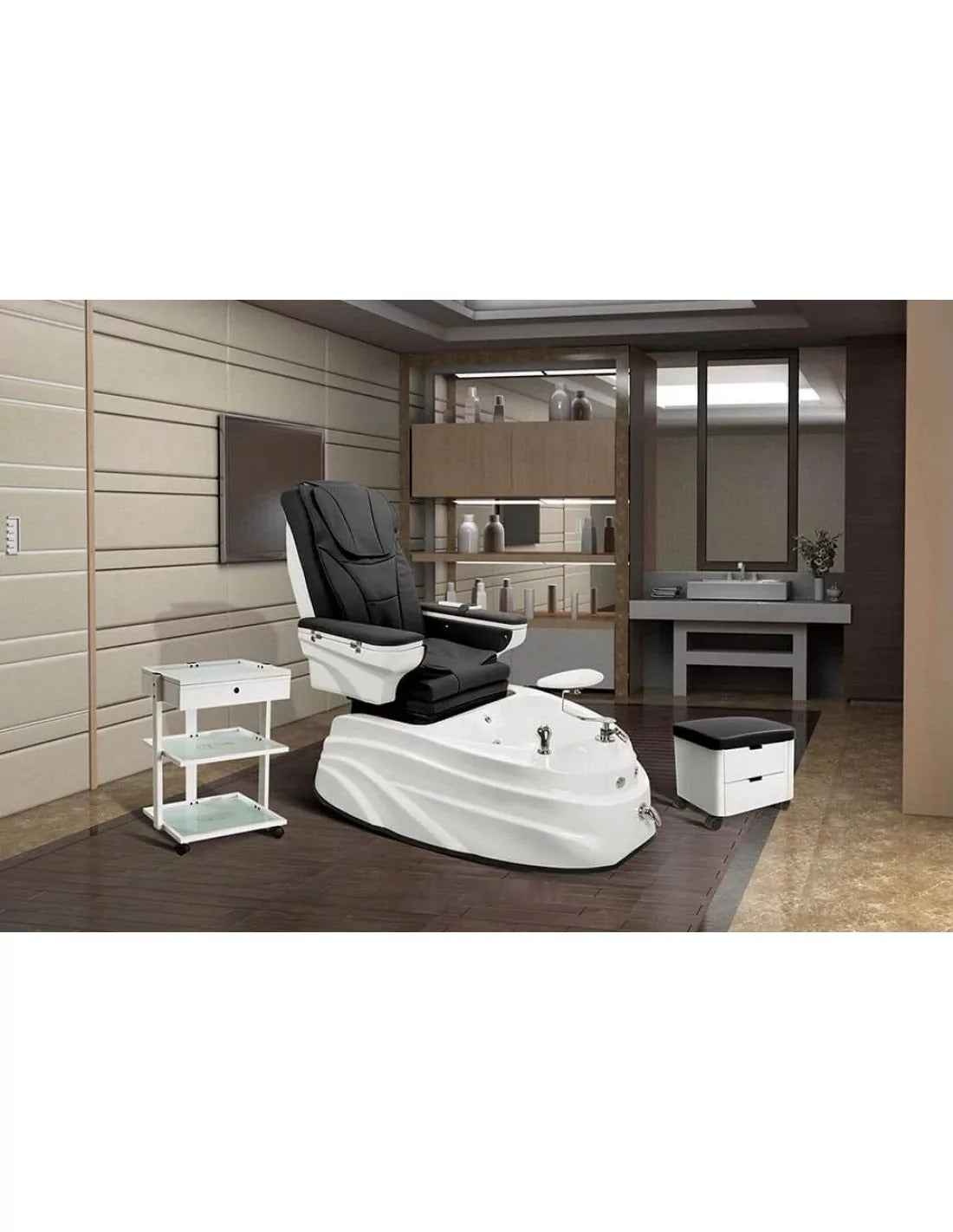 SPA fotel do pedicure Rhodes E2 - czarny