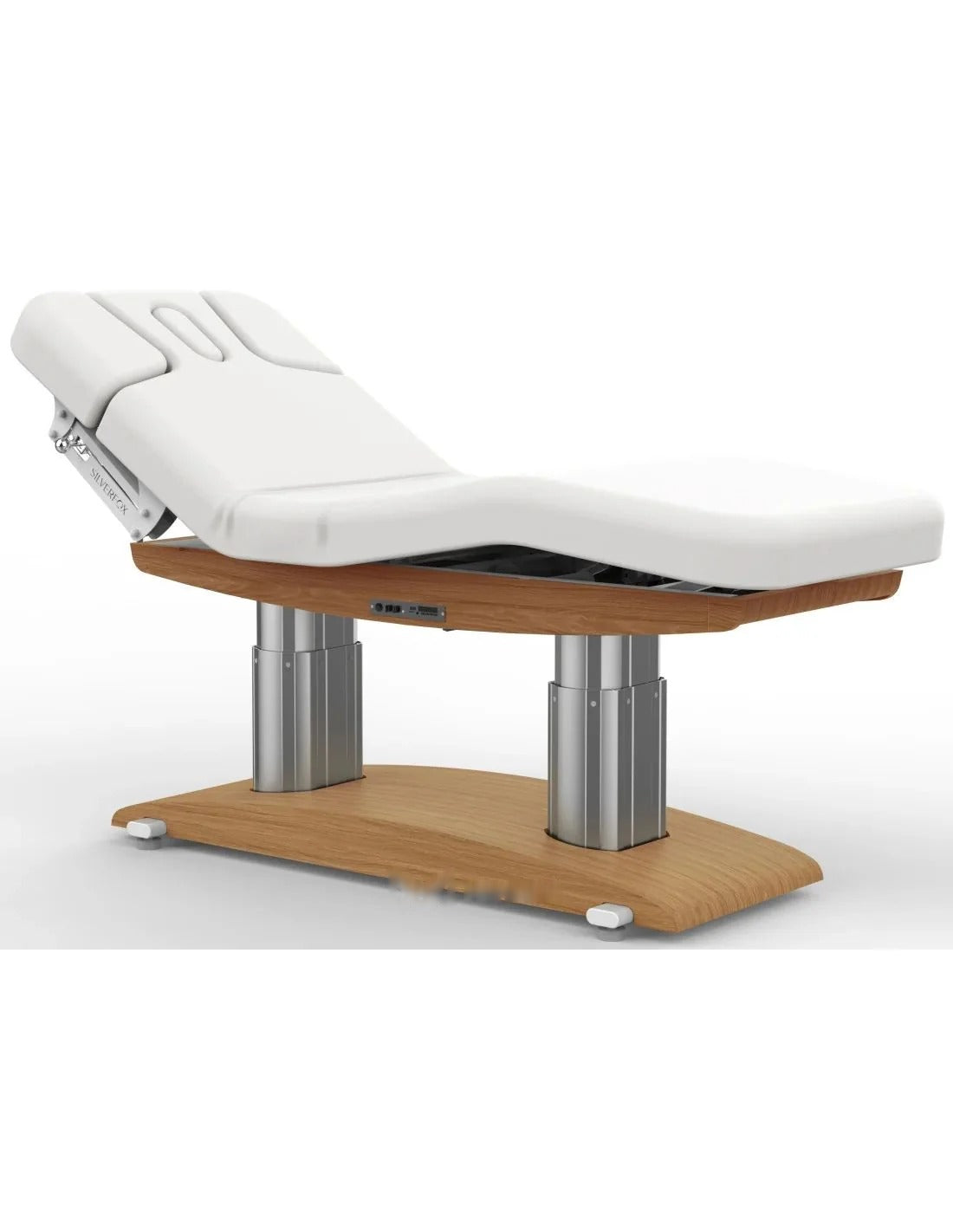 Elektryczna leżanka SPA Hazel PLUS E4 – teak/biały