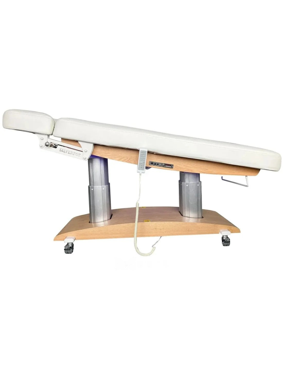 Elektryczna leżanka SPA Hazel PLUS E4 – teak/biały