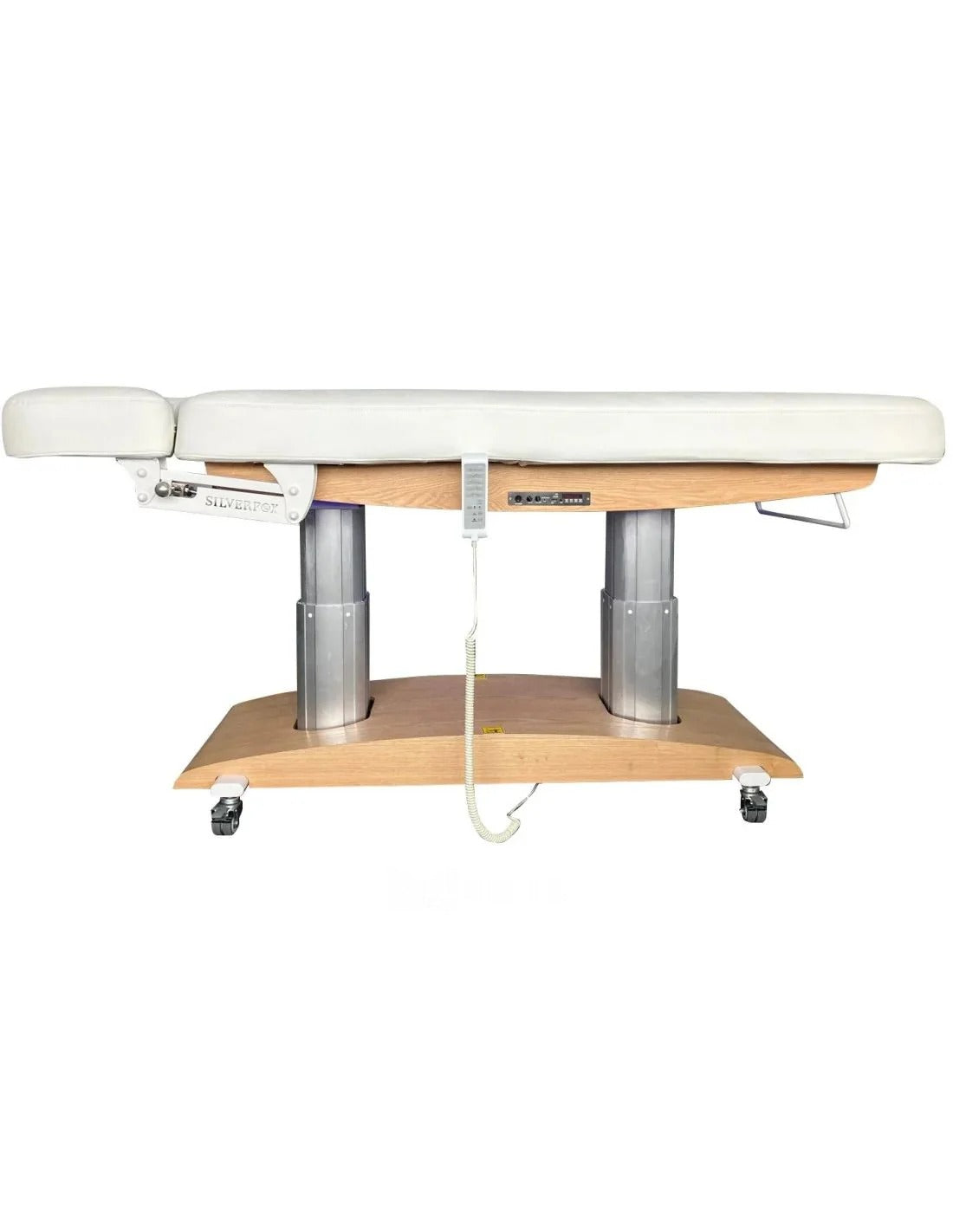 Elektryczna leżanka SPA Hazel PLUS E4 – teak/biały