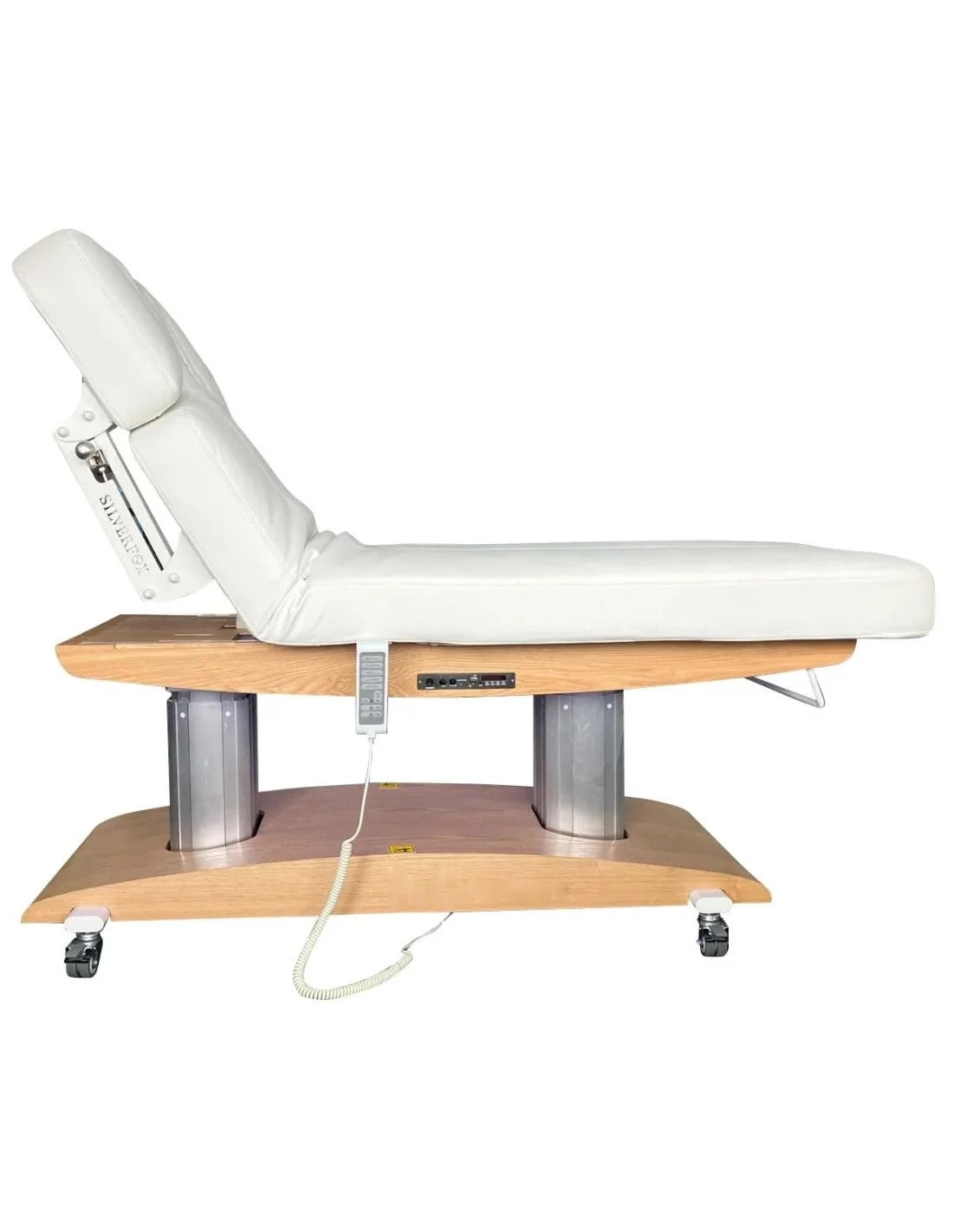 Elektryczna leżanka SPA Hazel PLUS E4 – teak/biały
