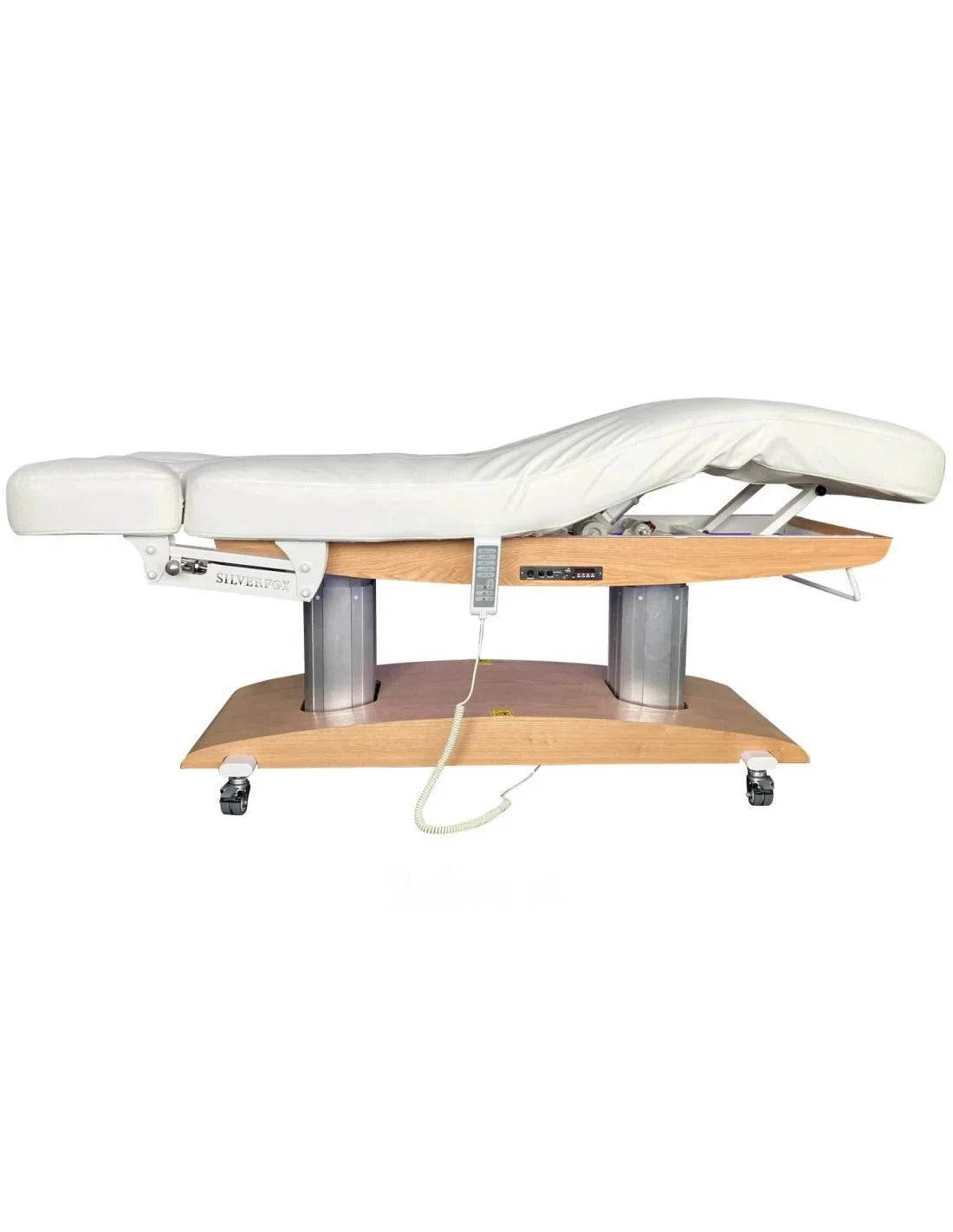 Elektryczna leżanka SPA Hazel PLUS E4 – teak/biały