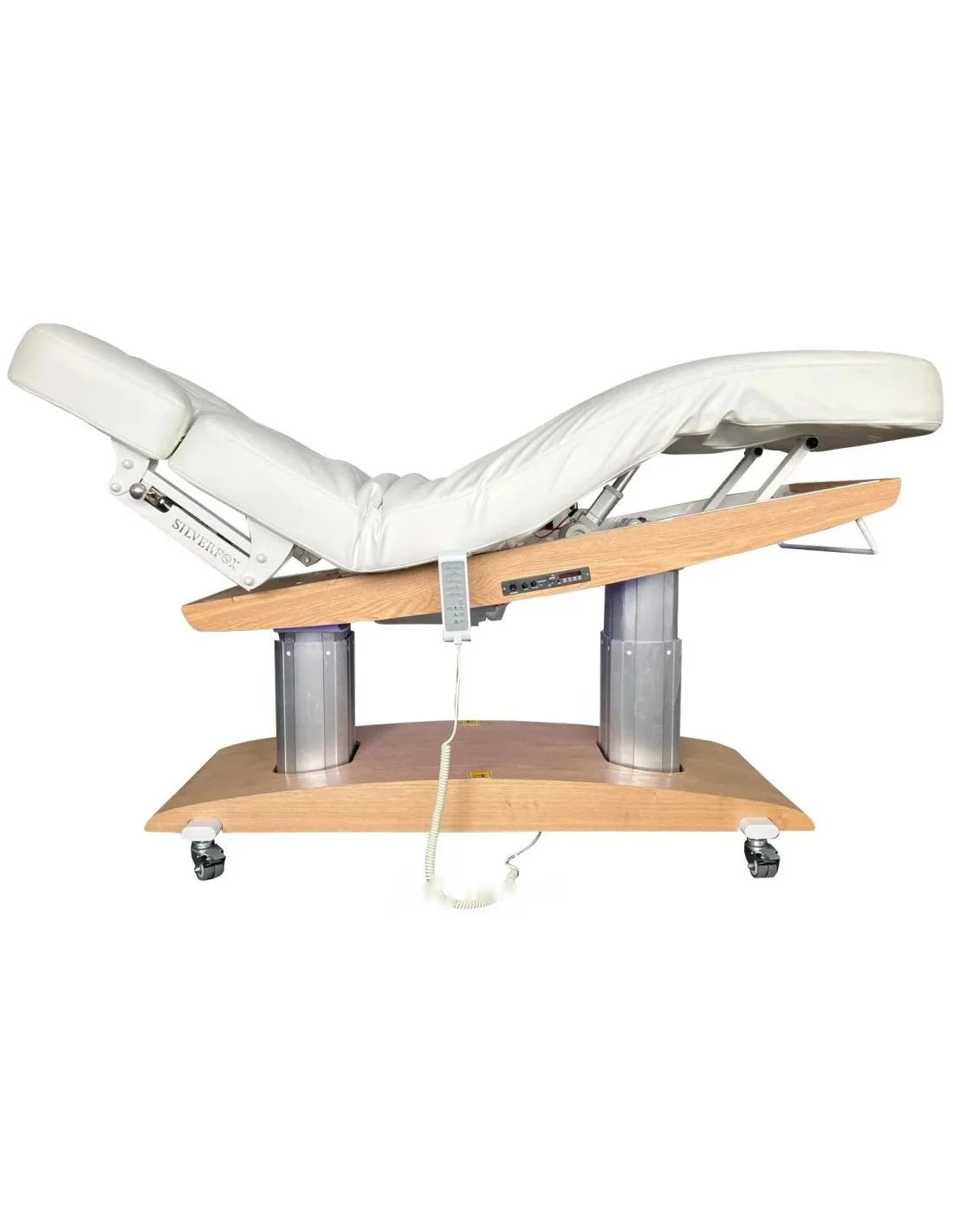Elektryczna leżanka SPA Hazel PLUS E4 – teak/biały