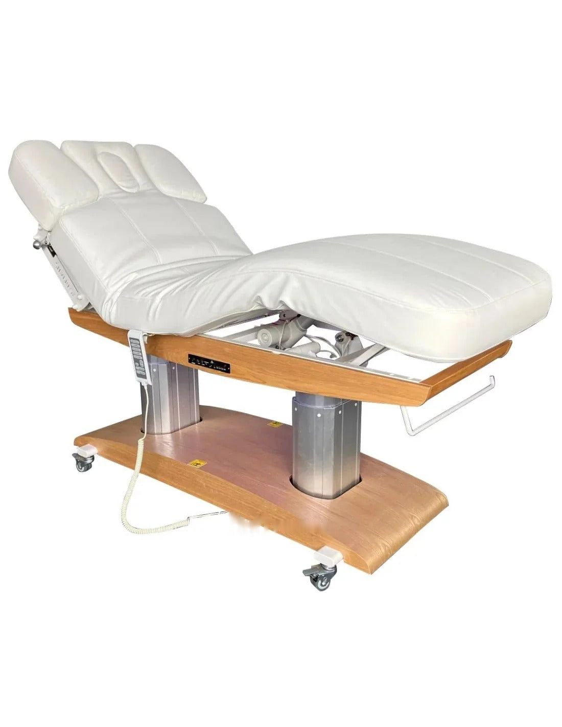 Elektryczna leżanka SPA Hazel PLUS E4 – teak/biały