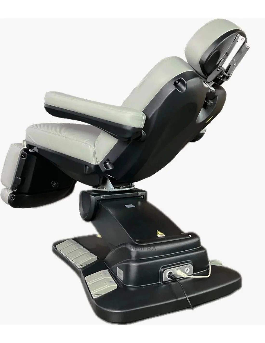 Elektryczne łóżko kosmetyczne Topaz DELUX PLUS E4 BLACK – czarny, jasnoszary