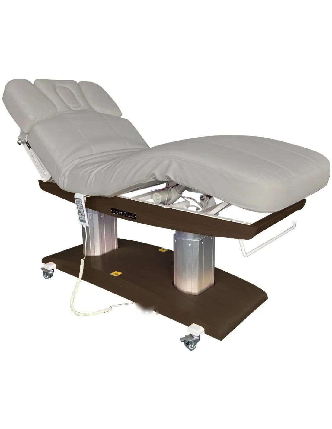 Elektryczna leżanka SPA Hazel PLUS E4 – czarny orzech/jasnoszary