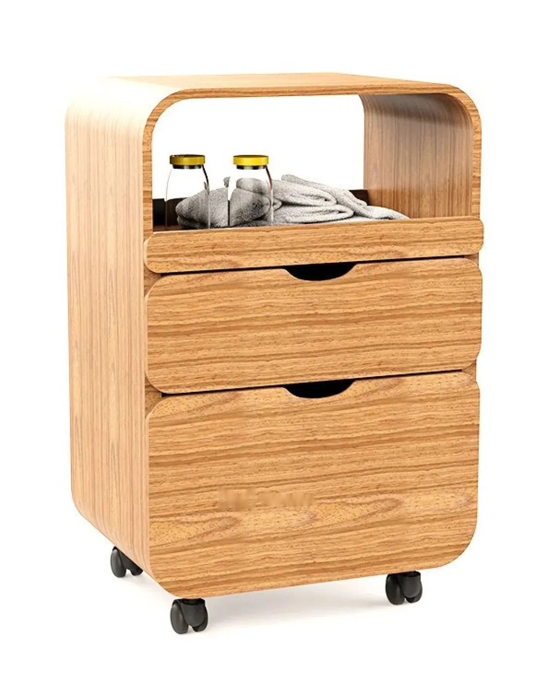 Stolik kosmetyczny Iota - teak